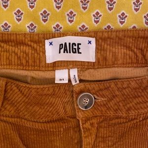 PAIGE Hoxton Ankle Corduroy Pant